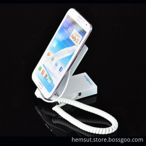 Magnetic mobile phone security display holder, alarm and charging for any phone, CE/RoHS